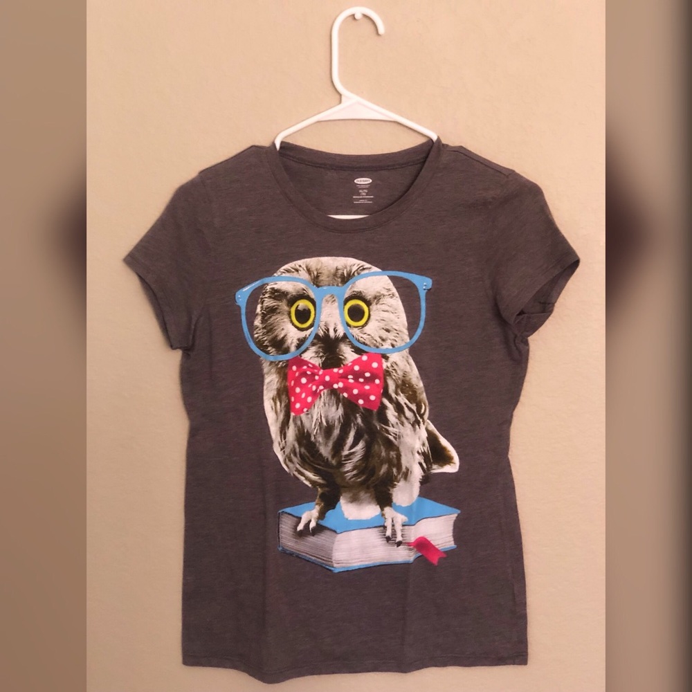 Hipster Owl Girls T-Shirt